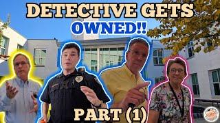 DETECTIVE GETS *OWNED* SHUT YOUR MOUTH  *KAREN CRIES* TO POLICE FIRST AMENDMENT MIDDLETOWN, PA