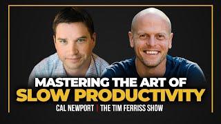 How to Embrace Slow Productivity, Achieve Mastery, and Defend Your Time — Cal Newport & Tim Ferriss