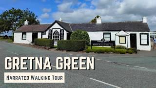 GRETNA GREEN | 4K Narrated Walking Tour | Let's Walk 2024