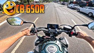 CB 650R | ANDANDO PELA PRIMEIRA VEZ DE CB 650R