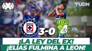 ¡Viejos conocidos! Elías Hernández golea a León I Cruz Azul 3-0 León AP-18 I TUDN