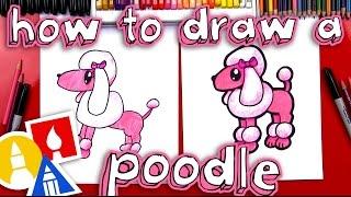 How To Draw A Cartoon Poodle