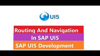 Routing And Navigation In SAP UI5 II SAP UI5 Complete Course