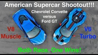 Chevrolet Corvette versus Ford GT: Which American Supercar is faster?