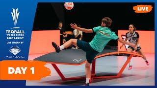 LIVE - Teqball World Series 2024 - Budapest | Day 1 By Agazul Tequila