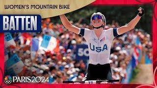 Haley Batten earns Team USA's BEST-EVER mountain biking finish | Paris Olympics | NBC Sports