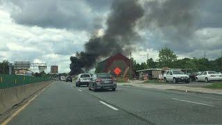 Raleigh fire near Capital Boulevard