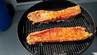 The proper way to light a grill.