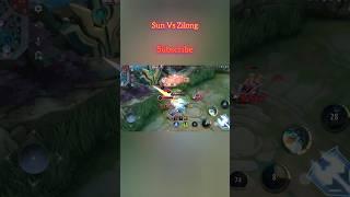 Your Three Bodies Cant Save You Sun#Zilong Vs Sun#Shorts#Zilong#Mlbb