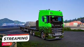 euro truck simulator 2 | scania truck marbal transport kirkinese | promods live | #ets2