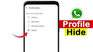 Whatsapp Profile Hide kaise kare | WhatsApp DP Hide kaise kare