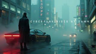 Cyberpunk Vibes at Dawn - Chill Dystopian City Beats for Relaxation & Focus