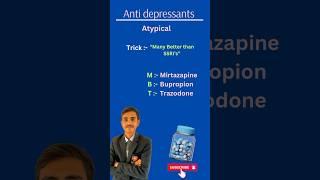 Antidepressant drugs  #pharmaknowlege #pharmacology #pharmacy #trend #mbbs #nursing #bams #medical