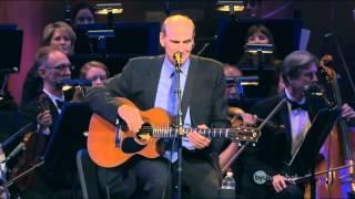 James Taylor y el Coro Mormon del Tabernaculo. (The water is wide / Lonesome road)