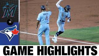 Travis Shaw walks off in 5-4 win | Marlins-Blue Jays Game Highlights 8/11/20