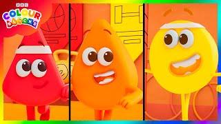 Colourblocks Best Moments | Colour wheels and rainbows  | Learn Colours - Cartoons For Kids