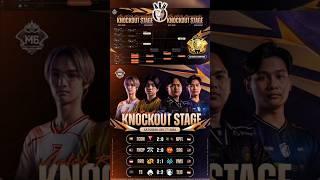 hasil dan bracket knock out stage m6 world championship day 1 #arhtv #m6 #indopride