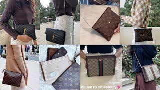 Clutches Under $900 YSL SAINT LAURENT, GUCCI, & LOUIS VUITTON, Convert From Clutch To Crossbody