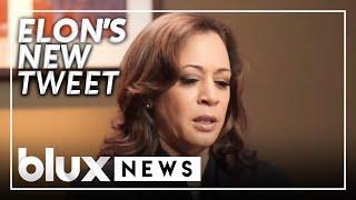 Elon Musk's New Kamala Harris Diss Ad | #blux