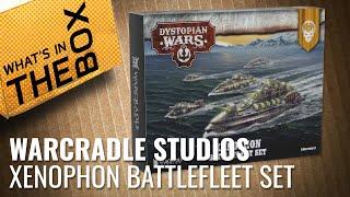 Unboxing: Dystopian Wars - Xenophon Battlefleet Set | Warcradle Studios