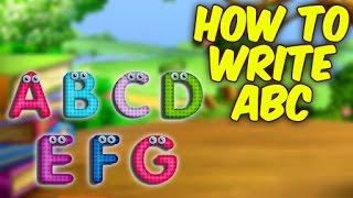 Learn How To Write Alphabets & Abc | English Alphabet Writing For Kids