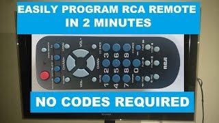 RCA Universal Remote (RCR504BR) Programming For TV