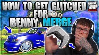 THIS IS HOW YOU GET GLITCHED FOR BENNY MERGE IN GTA 5 ONLINE! TUTORIAL! (Patch 1.70) (MODDED CARS)