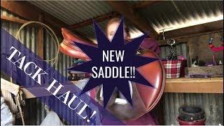 TACK HAUL! || NEW ENGLISH SADDLE!