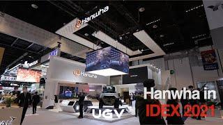 'IDEX 2021' Exhibition booth of Hanwha Defense