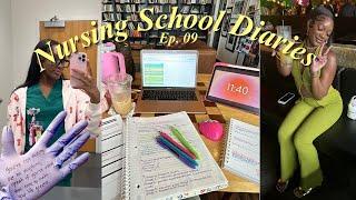 nursing school vlog | last first day, 901 day, solo dates, studying, clinical + more