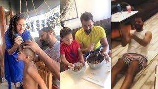 Kumkum Bhagya Abhi aka Shabir Ahluwalia fun time with Wife & kids