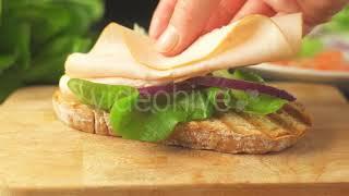 Preparing a Healthy Sandwich | Stock Footage - Envato elements