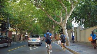 Panyu road｜Tour Shanghai   Street 4K｜Jianguo Road｜Penglai road｜Leshan road