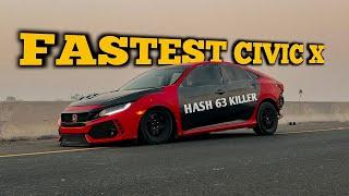 FASTEST CIVIC X OF PAKISTAN  Ft Hash C63 Killer!