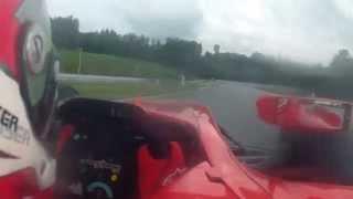 Onboard with Gary Hauser (Dallara GP2) - Rainy Highlights Brno 2014