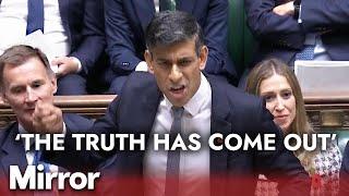 Furious Rishi Sunak reacts to Rachel Reeves 2024 Budget