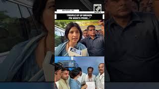 “People of UP broken PM Modi’s pride…” SP’s Dimple Yadav as she receives winning certificate