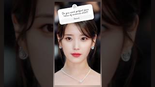 Kdrama Star IU perfect face golden ratio