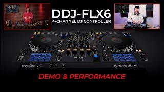 DDJ-FLX6 4-channel DJ Controller - Demo and Performance