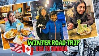  கடும் குளிரில் AMERICA to CANADAக்கு ஒரு பயணம் | Road Trip | Whistler BC | Canada | USA Tamil VLOG