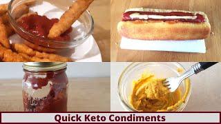 Simple 5 Minute Keto Ketchup And Mustard (Nut Free And Gluten Free)