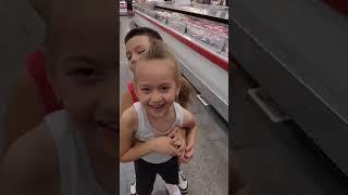 we showed her crazy Pollo hair  #crazyhair #costco #polloloco #reaction #funny #shorts #fyp #trend