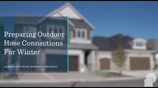 Preparing your outdoor water connections for winter | ANHWP