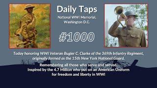 Monday 02/19/2024, Daily Taps at the National WWI Memorial, Washington, D.C.