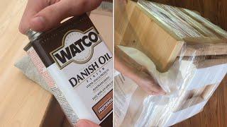 applying a PERFECT FINISH with “danish oil” (watco)