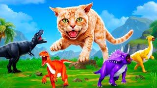 Giant Cat Rampage in Jurassic World - Jurassic Dinosaurs Epic Rescue Adventure