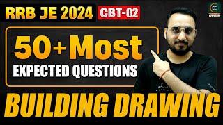 Building Drawing: 50+ Most Expected Questions for RRB JE CBT-2 2024 | Avnish Sir | Everexam