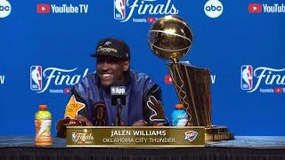 "It's surreal... it's a blessing." Jalen Williams On Winning His First Championship | June 22, 2025