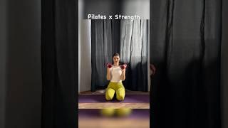  Pilates Strength Workout with 1-2kg Weights  | Floor Exercises for Toned Muscles ️‍️