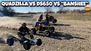 Quadzilla vs DS650 vs "Banshee"